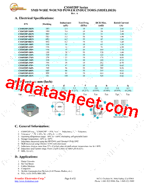 CSS0528P-330N型号图片