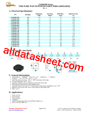 CSS0628P-101型号图片