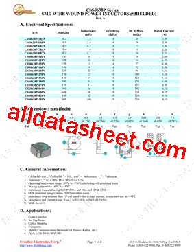 CSS0638P-5R0L型号图片