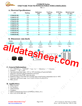 CSS063D220型号图片