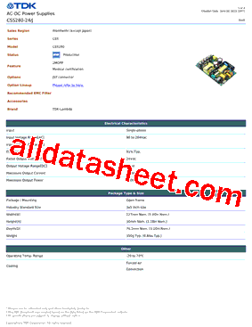 CSS280-24/J型号图片