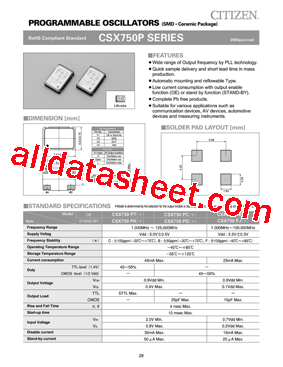 CSX750PJ型号图片
