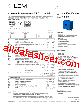 CT0.2-P型号图片