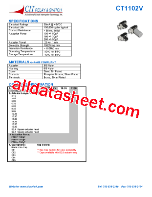 CT1102V11.85F260C03型号图片