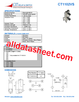 CT1102VS13.15F160型号图片