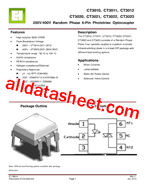 CT3012VMT2-G型号图片