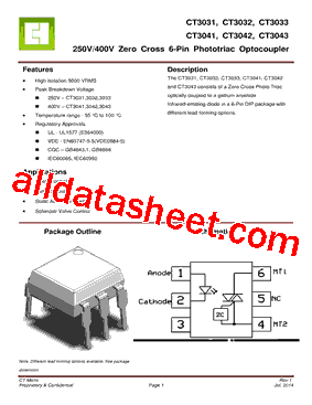 CT3031VSLT2型号图片