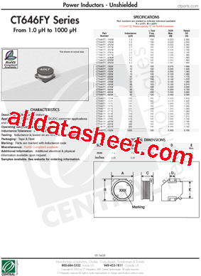 CT646FY-2R7M型号图片