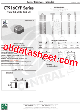 CT916CYF-150M型号图片
