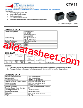 CTA112CC12VDC.80型号图片