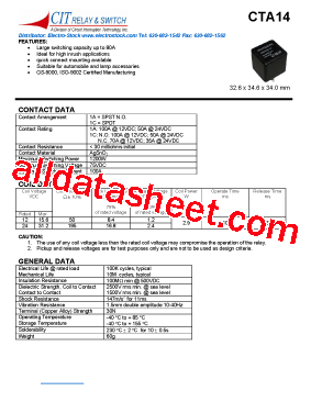 CTA141CQ12VDCDR型号图片