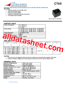 CTA51AS18VDC1.6型号图片