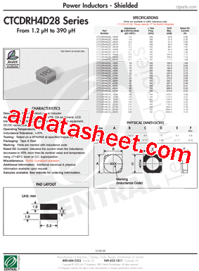 CTCDRH4D28F-8R2N型号图片