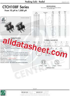 CTCH108F-221K型号图片