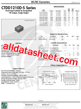 CTDD1210D-0505S-1型号图片