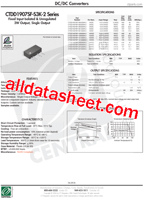 CTDD1907SF-0505S3K-2型号图片