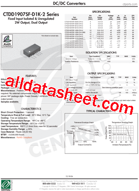 CTDD1907SF-0509-D1K-2型号图片