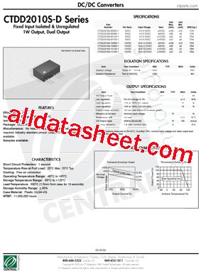 CTDD2010S-0505D-1型号图片