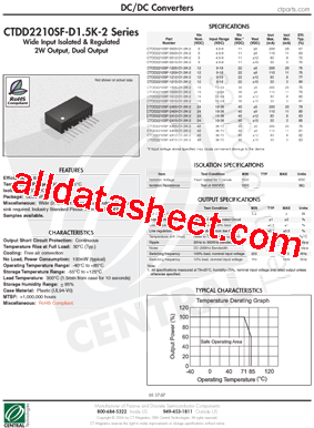 CTDD2210SF-0505-D1.5K-2型号图片