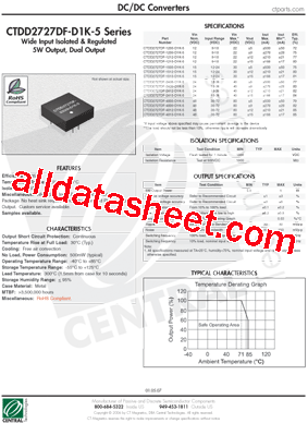 CTDD2727DF-1209-D1K-5型号图片