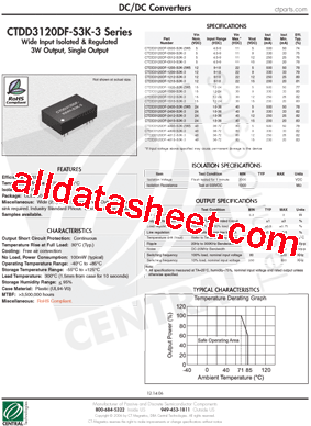 CTDD3120DF-1205-S3K-2W5型号图片