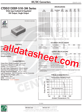 CTDD3120DF-1505-S1K-3M型号图片