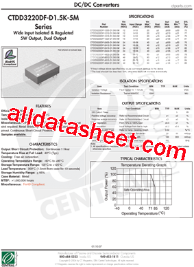 CTDD3220DF-1212-D1.5K-5M型号图片