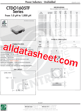 CTDO1605TF型号图片