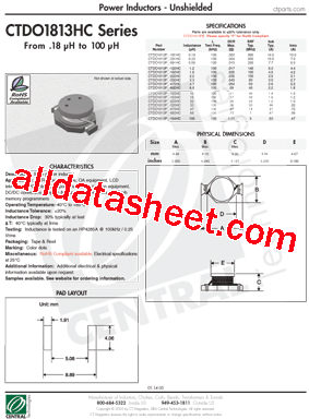 CTDO1813P-103HC型号图片