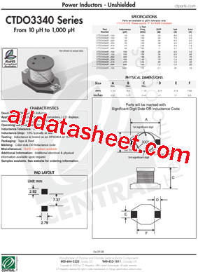 CTDO3340型号图片