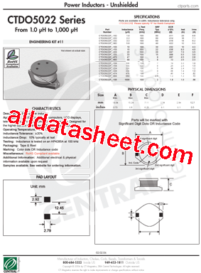 CTDO5022PF-102型号图片