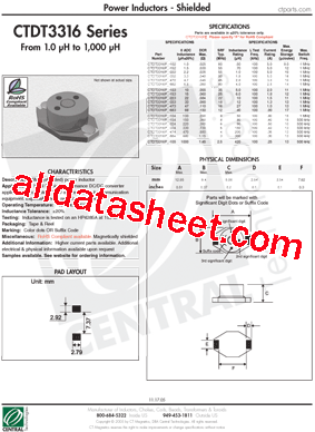 CTDT3316型号图片