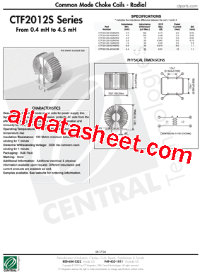 CTF2012S-452M3R3型号图片