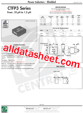 CTFP3F-R39N型号图片