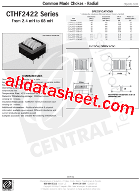 CTHF2422型号图片