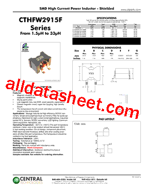 CTHFW2915F-2R2M型号图片