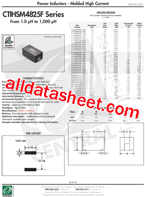 CTIHSM4825F-151L型号图片