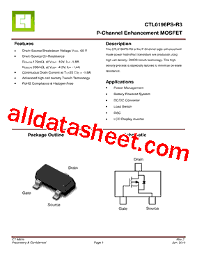 CTL0196PS-R3型号图片