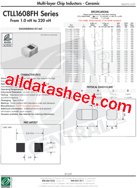 CTLL1608F-FH68NJ型号图片