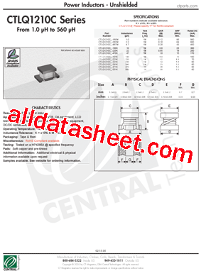 CTLQ1210CF-561K型号图片