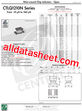 CTLQ1210N-1R2M型号图片