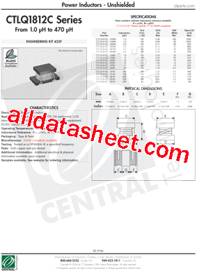 CTLQ1812C-101K型号图片