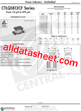 CTLQ1812CF-151K型号图片