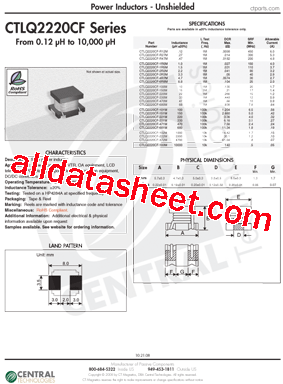 CTLQ2220CF-150M型号图片