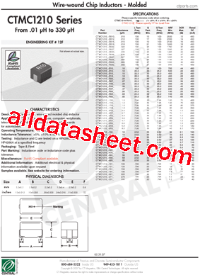 CTMC1210-R015M型号图片