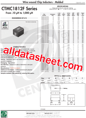 CTMC1812F-R33M型号图片