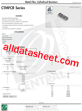 CTMFCR0204ATDT0100型号图片