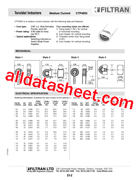 CTP4553-05型号图片