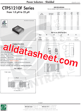 CTPS1210F型号图片