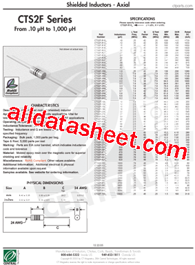 CTS2F-R22J型号图片
